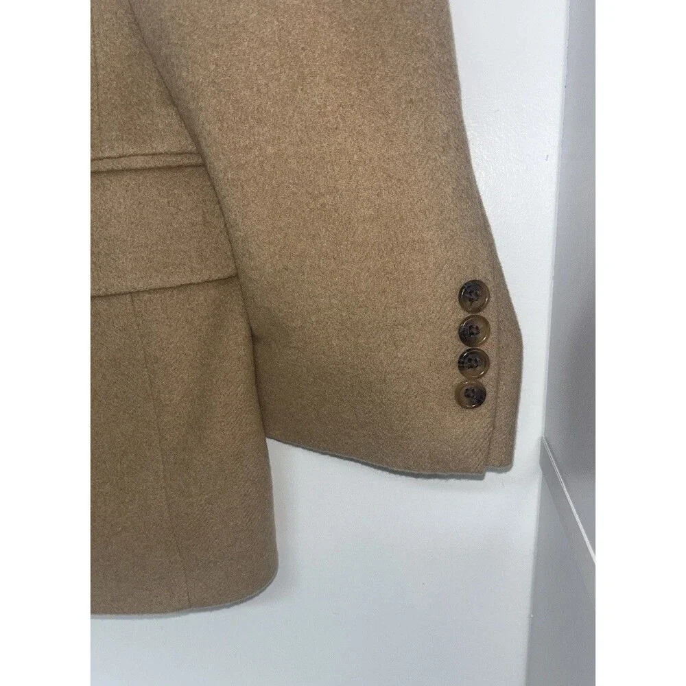 Club Room Mens 100% Camel Hair Blazer 42R Sport Coat Old Money Tan Quiet Luxury